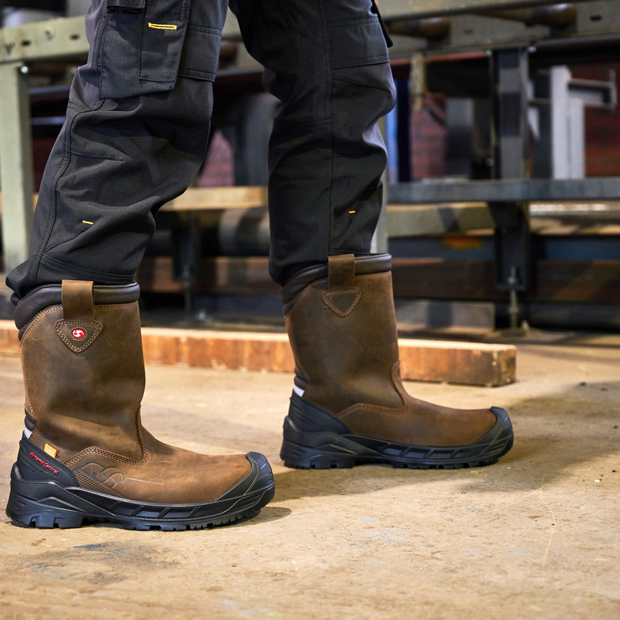 Sixton Pelmo HDry S7S werklaars met wol | bruin 70552-04